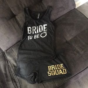 !!Bride!! Tank and booty shorts
